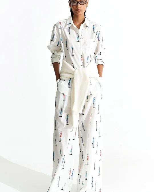 Костюм Ivory Figures Embroidered Set