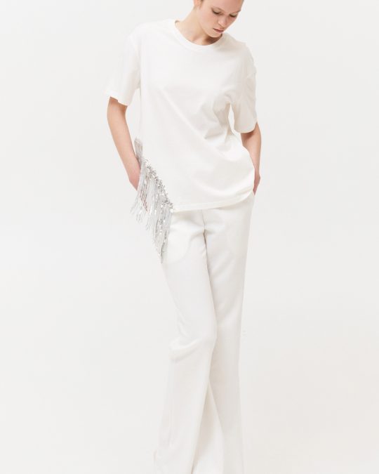 Футболка Fringe Statement Cotton T-Shirt