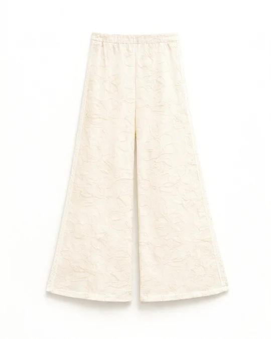 Штани Ivory Floral Texture Pants